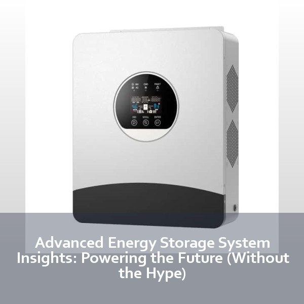 Advanced Energy Storage System Insights: Powering the Future (Without the Hype)